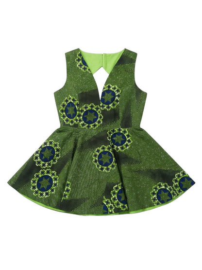 Robe Astria en wax 100% coton