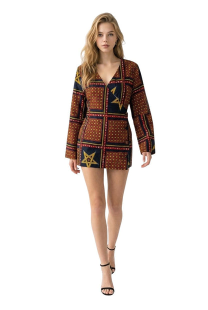 Robe Stella Matrix en wax 100% coton