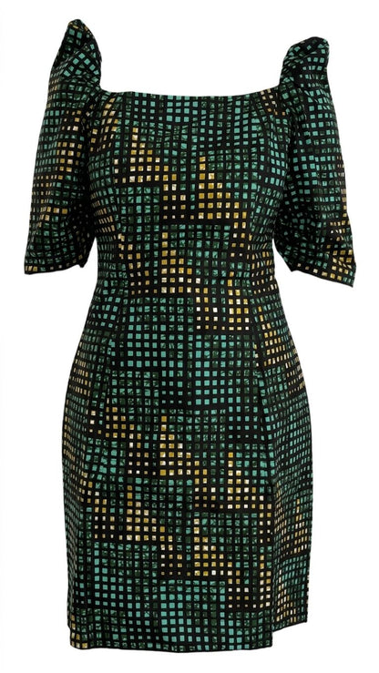 Robe Jade impérial en wax 100% coton