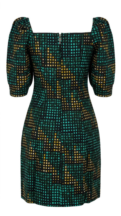 Robe Jade impérial en wax 100% coton