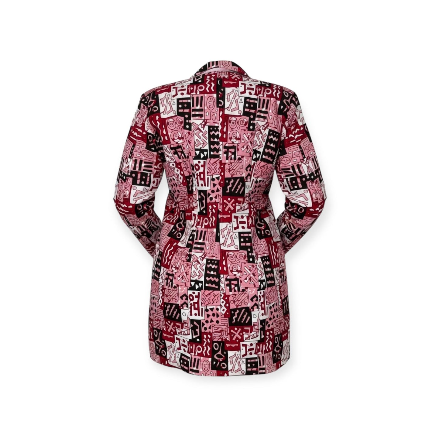Blazer Mosaïque en wax 100% coton